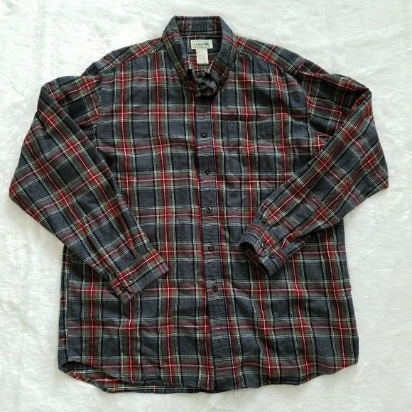 L.L. Bean Other - ll bean mens button down flannel shirt